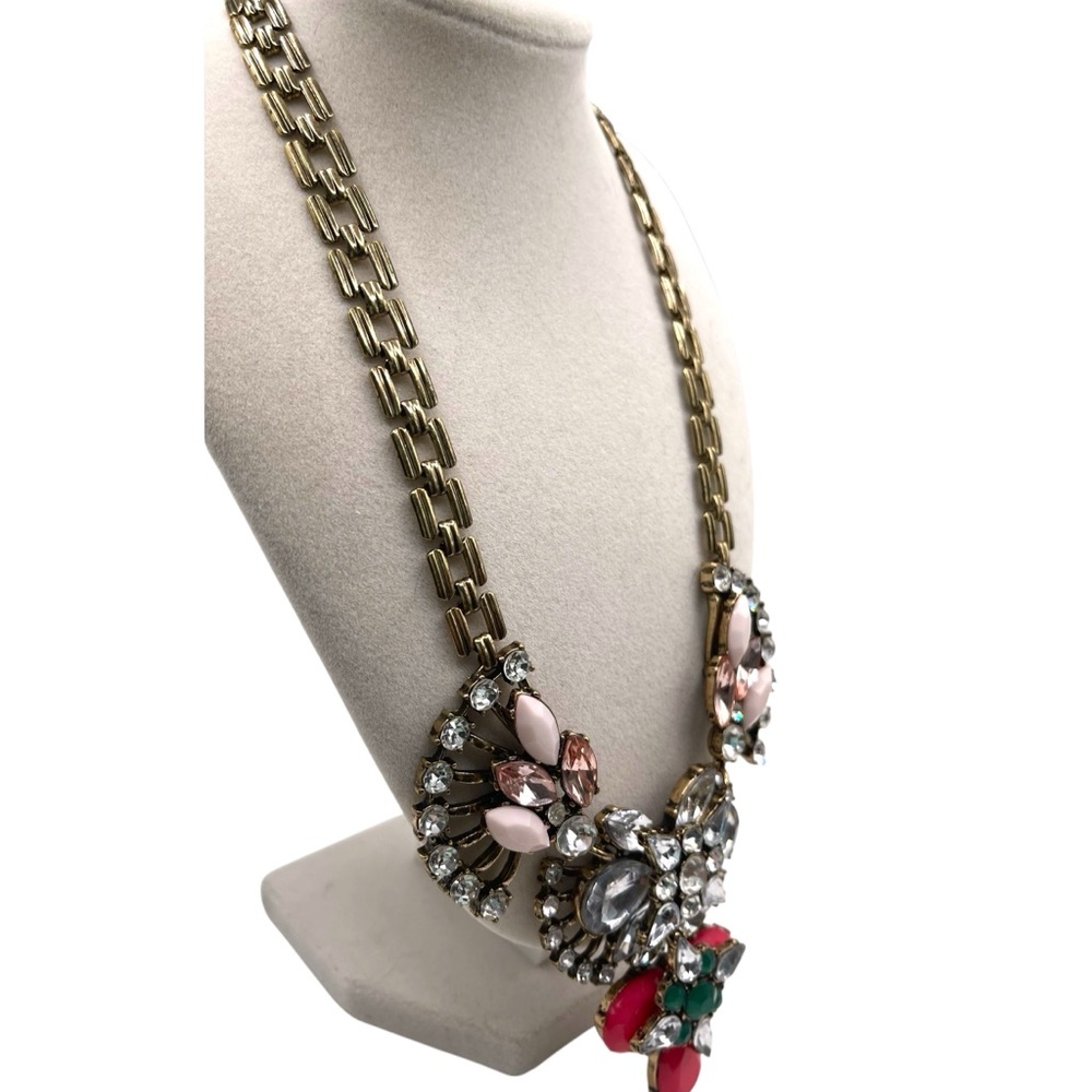 ❤️ SHEIN Rhinestone x Acrylic Glitzy Statement Necklace - Picture 5 of 8